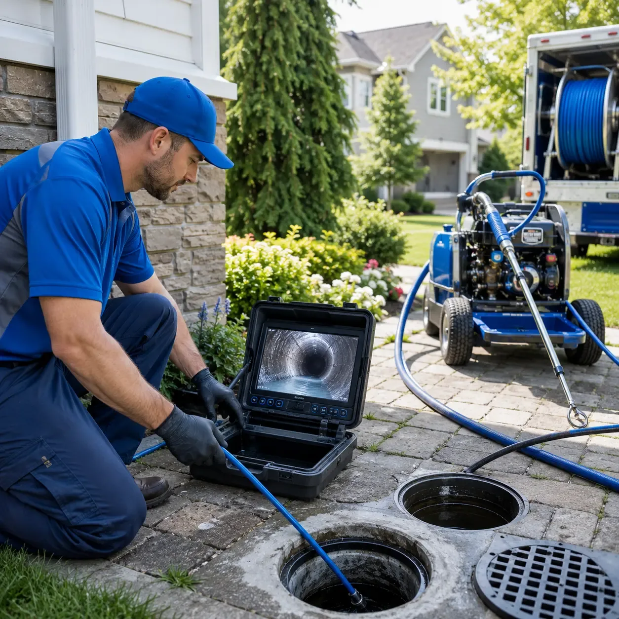 Outdoor drain cleaning professionals serving Woodlawn, TX