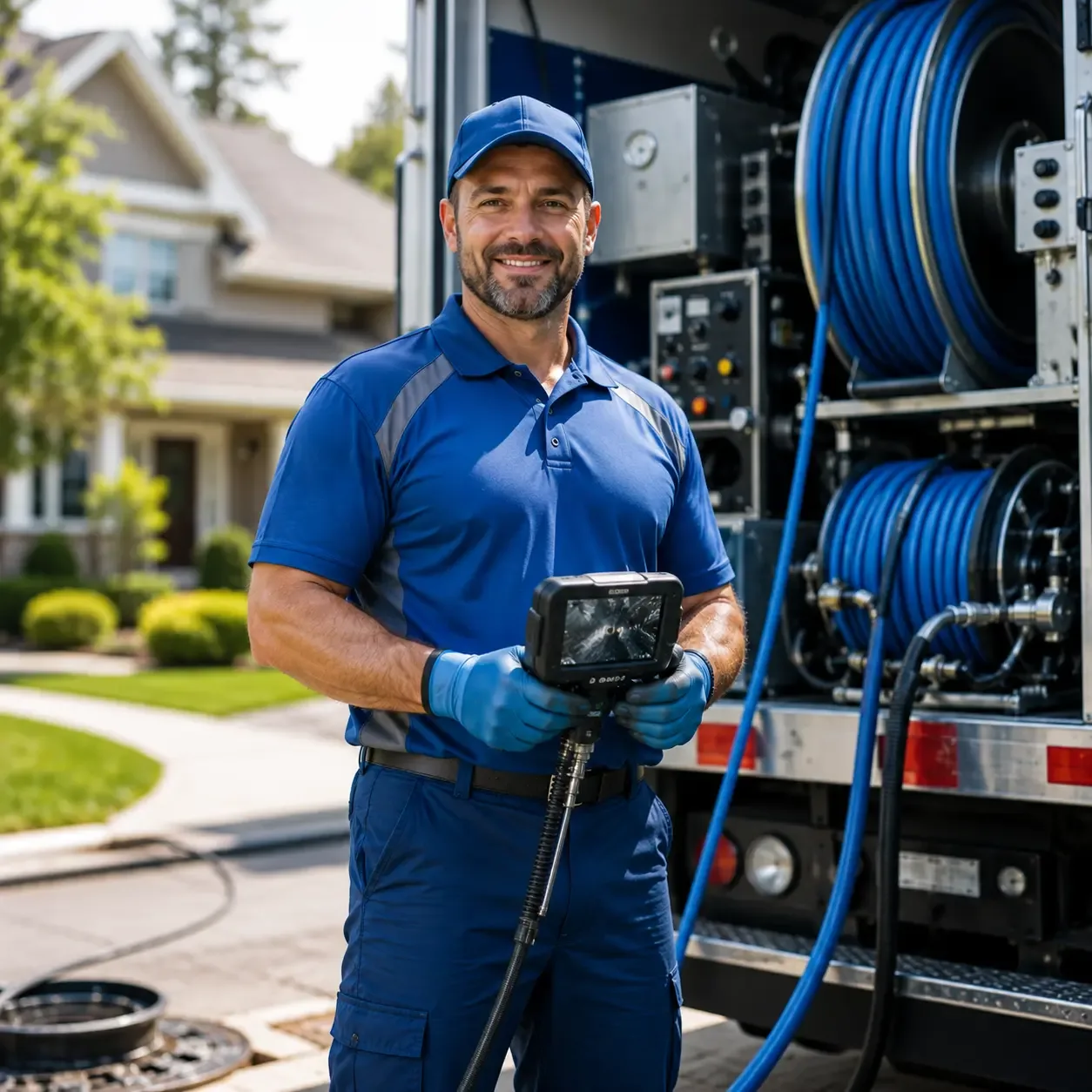 Local outdoor drain cleaning specialists in Woodlawn, TX